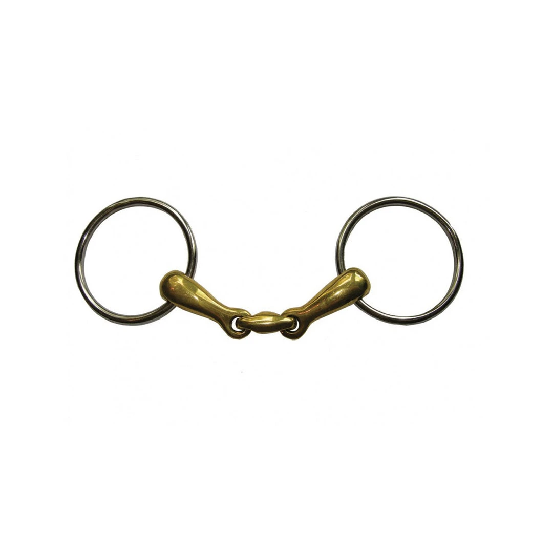 Cheapest 👍 French Equestrian Jump'in French Link Large Canon Bit Horse Bits 😉 3 French Equestrian Jump'in French Link Large Canon Bit Horse Bits