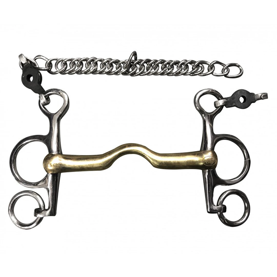 Best deal 🔥 French Equestrian Jump'in Small Cheek Pelham Bit ✨ 3 French Equestrian Jump'in Small Cheek Pelham Bit
