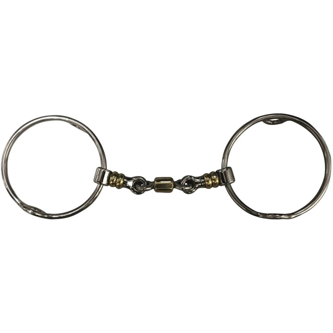 Buy ⭐ French Equestrian Horse Bits Jump'in Large Ring Gag Bit With Rollers ❤️ 3 French Equestrian Horse Bits Jump'in Large Ring Gag Bit With Rollers