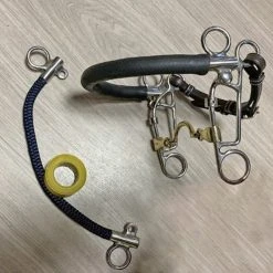 French Equestrian Jump'in High Port French Mouth Combination Bit