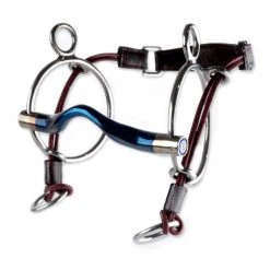 Equine Industries Trust Sweet Iron Curb Gag Medium Port Bit Horse Bits