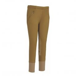 JPC Equestrian TuffRider Children's Unifleece Pull-On Knee Patch Winter Breeches