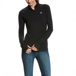 Ariat Women's Lowell 2.0 1/4 Zip Long Sleeve Baselayer Solids