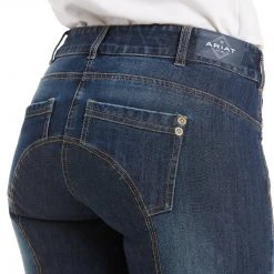 Best Sale 🥰 Ariat Women's Halo Denim Full Seat Breech 😉 15 Ariat Women's Halo Denim Full Seat Breech