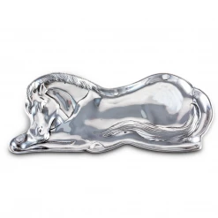 Arthur Court Horse Figural Tray - 6" X 12" Equestrian Decor