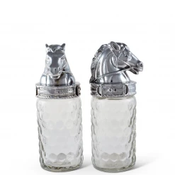Arthur Court Salt And Pepper Set - Horse Head Equestrian Decor