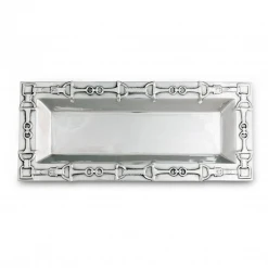 Arthur Court Equestrian Oblong Tray - Bit Pattern Equestrian Decor