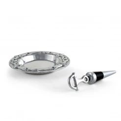 Arthur Court Equestrian Coaster / Stopper Set