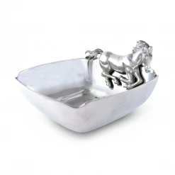 Arthur Court Equestrian Bowl - Horse Figural Equestrian Decor