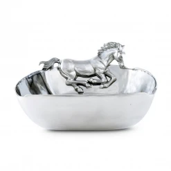 Arthur Court Equestrian Bowl - Horse Figural Equestrian Decor