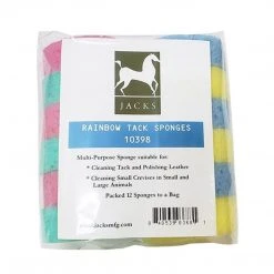 Jacks Mfg Grooming Rainbow Tack Sponges