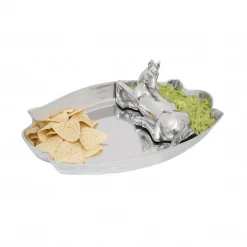 Arthur Court Horse Figural Chip And Dip Tray Equestrian Decor