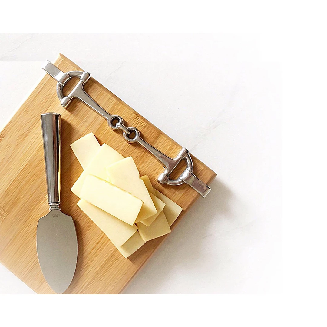 Brand new ๐ Arthur Court Equestrian Bamboo Cheese Set ๐ 5 Arthur Court Equestrian Bamboo Cheese Set