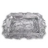 Brand new ๐ Equestrian Decor Arthur Court Grazing Horses Parlor Tray ๐ 2 Equestrian Decor Arthur Court Grazing Horses Parlor Tray