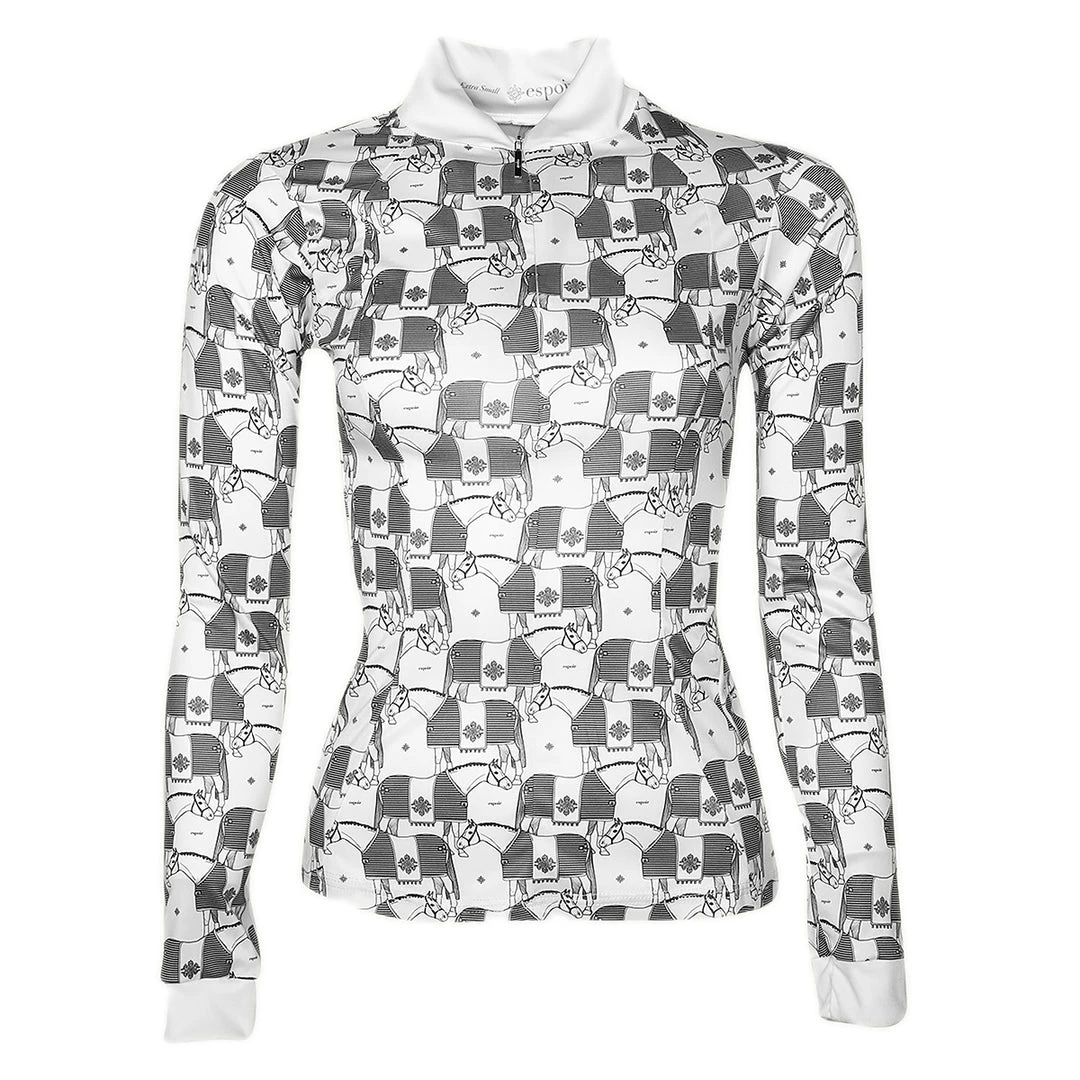 Budget ❤️ Somerset Equestrian Trading Espoir Ladies Lumiere Quarter Zip Sun Shirts 🧨 23 Somerset Equestrian Trading Espoir Ladies Lumiere Quarter Zip Sun Shirts