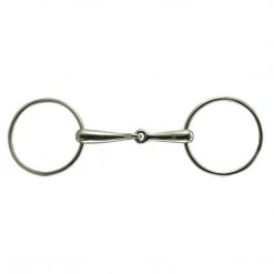 Intrepid Horse Bits Coronet Loose Ring Solid Mouth Race Snaffle Bit