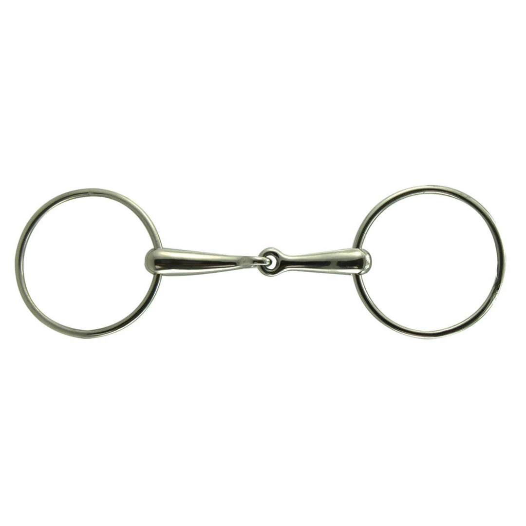 Cheap ⌛ Intrepid Horse Bits Coronet Loose Ring Solid Mouth Race Snaffle Bit 🔔 3 Intrepid Horse Bits Coronet Loose Ring Solid Mouth Race Snaffle Bit