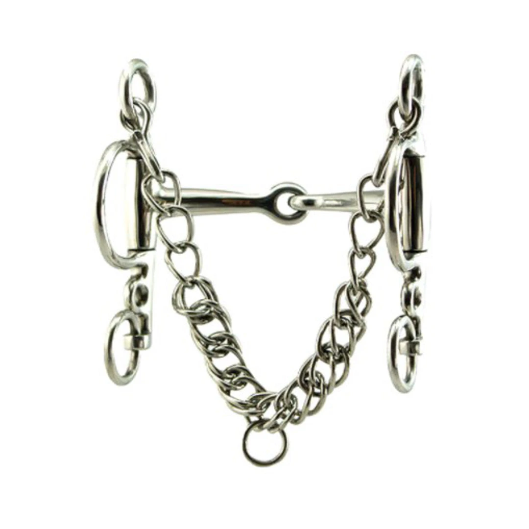 Buy ⭐ Intrepid Coronet Jointed Eggbutt Pelham Bit 🤩 3 Intrepid Coronet Jointed Eggbutt Pelham Bit