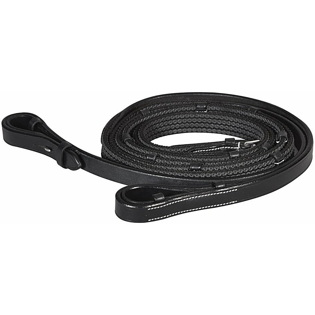 Cheapest 🛒 JPC Equestrian HDR Pro Rubber Lined Web Reins ✨ 3 JPC Equestrian HDR Pro Rubber Lined Web Reins