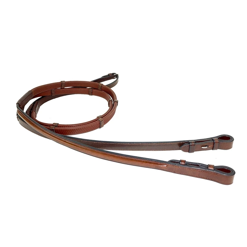 Flash Sale 🥰 Nunn Finer Amico Rubber Reins W/ Stops ❤️ 3 Nunn Finer Amico Rubber Reins W/ Stops