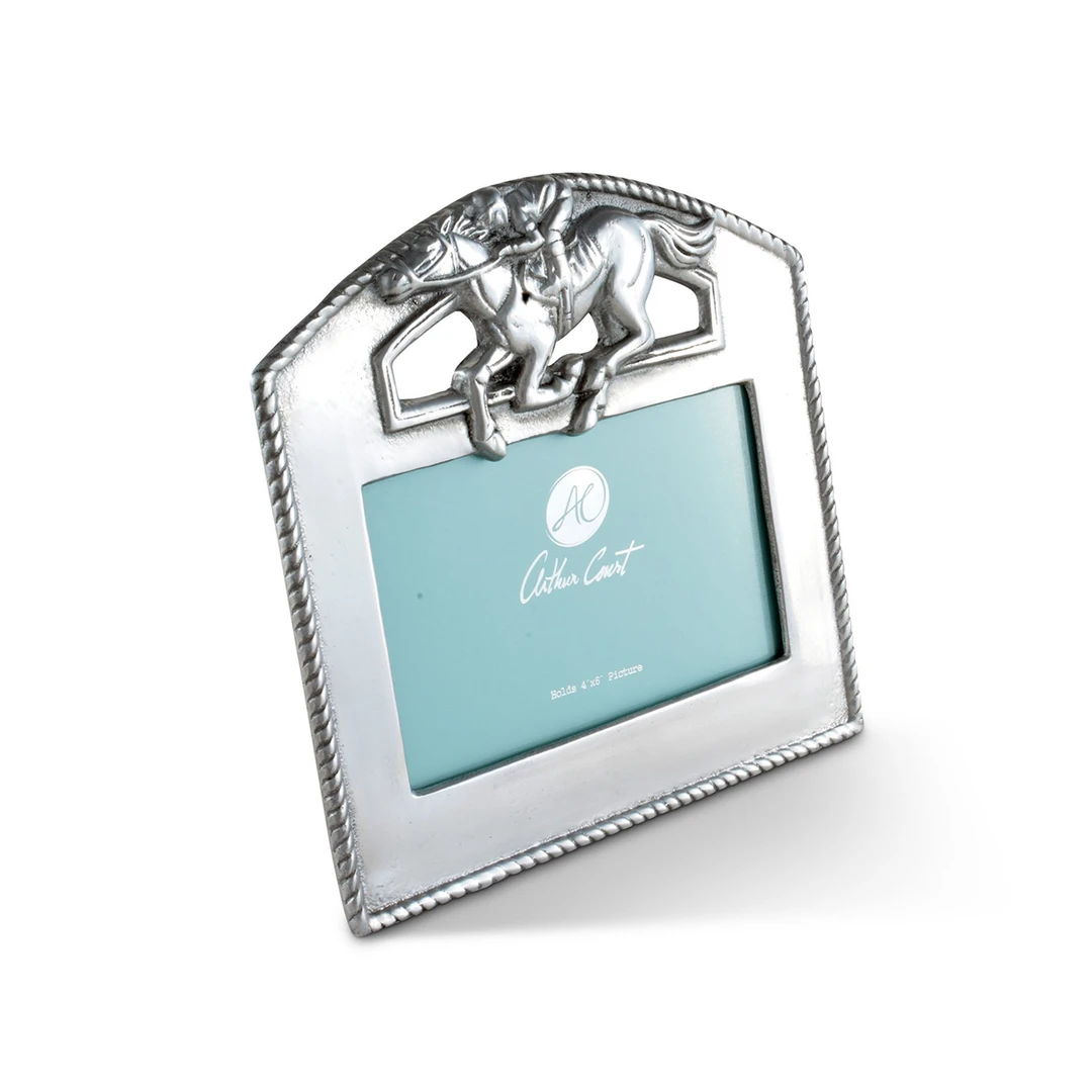 Cheap โ๏ธ Arthur Court Equestrian Picture Frame - Thoroughbred 4"x 6" ๐ 4 Arthur Court Equestrian Picture Frame - Thoroughbred 4"x 6"