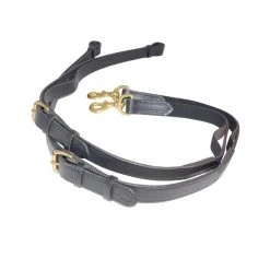 Nunn Finer Leather Side Reins With Elastic Horse Training Equipment
