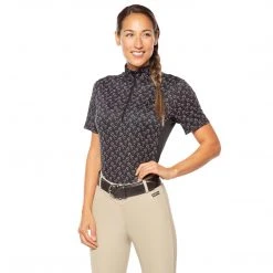 Kerrits Women's Aire Ice Fil Short Sleeve Shirt - Print