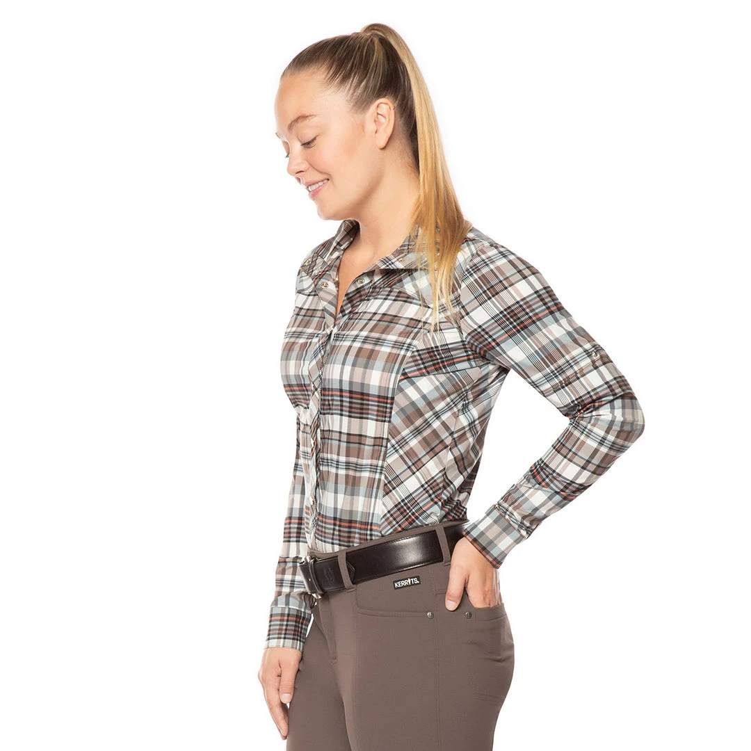 Cheap ⌛ Shirts & Tops Kerrits Women's Triple Chill Sun 🌟 Shirt ✨ 10 Shirts & Tops Kerrits Women's Triple Chill Sun Shirt