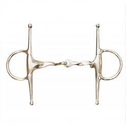 English Riding Supply Centaur Stainless Steel Slow Twist Eggbutt Full Cheek Bit Horse Bits