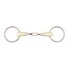 English Riding Supply Happy Mouth Thin Double Jointed Loose Ring With Roller Mouth Bit Horse Bits