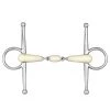 English Riding Supply Happy Mouth Double Jointed Roller Mouth Full Cheek Horse Bits