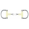English Riding Supply Happy Mouth Racing Dee Double Jointed Mouth W-French Link