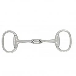 English Riding Supply Horse Bits Centaur Stainless Steel Eggbutt With Oval Mouth Bit