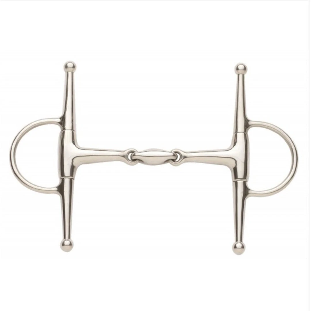Outlet ⌛ English Riding Supply Ovation Elite Solid Stainless Steel Full Cheek Snaffle Bit Horse Bits ❤️ 3 English Riding Supply Ovation Elite Solid Stainless Steel Full Cheek Snaffle Bit Horse Bits