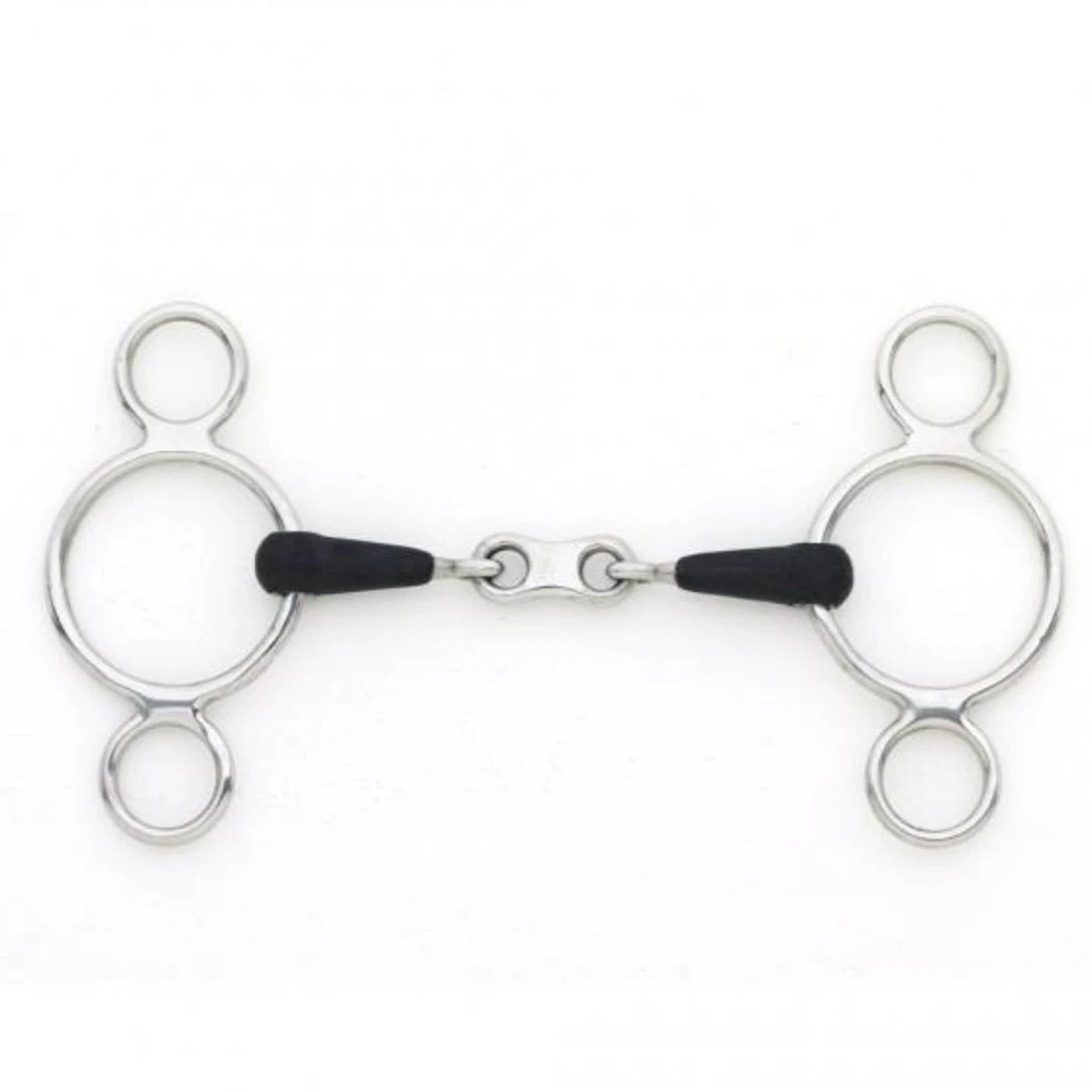 Cheapest ⌛ English Riding Supply Centaur Eco Pure 2 Ring Gag French Bit Horse Bits ❤️ 3 English Riding Supply Centaur Eco Pure 2 Ring Gag French Bit Horse Bits