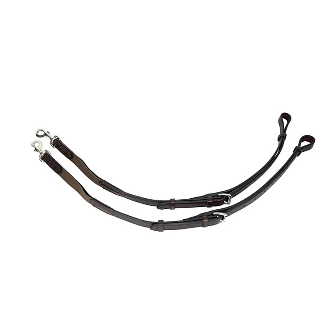 Best deal 🥰 Nunn Finer Leather Side Reins With Elastic Horse Training Equipment ⌛ 4 Nunn Finer Leather Side Reins With Elastic Horse Training Equipment