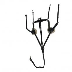 JPC Equestrian HDR Pro 5 Point Elastic Breastplate Martingale With Running Attachment Breastplates & Attachments