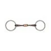 Shires Equestrian Products Shires Copper Lozenge Snaffle With Raised Rib Bit Horse Bits