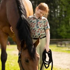 Kerrits Kids Aire Ice Fil Short Sleeve Shirt Print Children's Tops