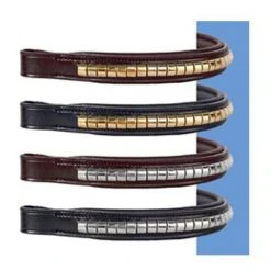 Nunn Finer Large Padded Clincher Browband English Bridles