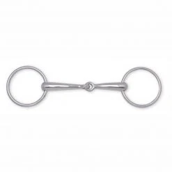 Partrade Metalab Weymouth Bradoon Loose Ring Snaffle Horse Bits
