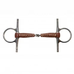 Partrade Metalab Leather Full Cheek Pinchless Snaffle