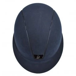 Samshield Custom Miss Shield Blue Alcantara Helmet