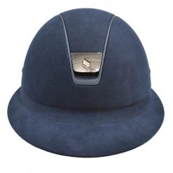 Samshield Custom Miss Shield Blue Alcantara Helmet