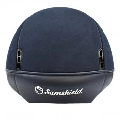 Samshield Custom Miss Shield Blue Alcantara Helmet