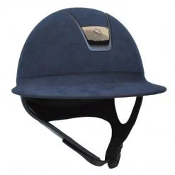 Samshield Custom Miss Shield Blue Alcantara Helmet