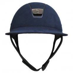 Samshield Custom Miss Shield Blue Alcantara Helmet