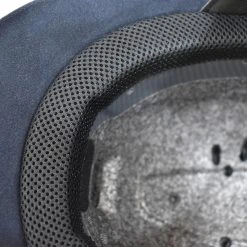 Samshield Custom Miss Shield Blue Alcantara Helmet