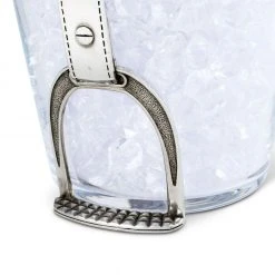 Equestrian Decor Arthur Court Stirrup Ice Bucket
