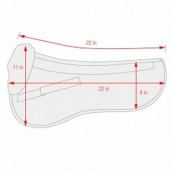 Budget 🤩 Equine Comfort Products Saddle Pads & Fittings ECP Classic Sheepskin Half Pad 🌟 5 Equine Comfort Products Saddle Pads & Fittings ECP Classic Sheepskin Half Pad